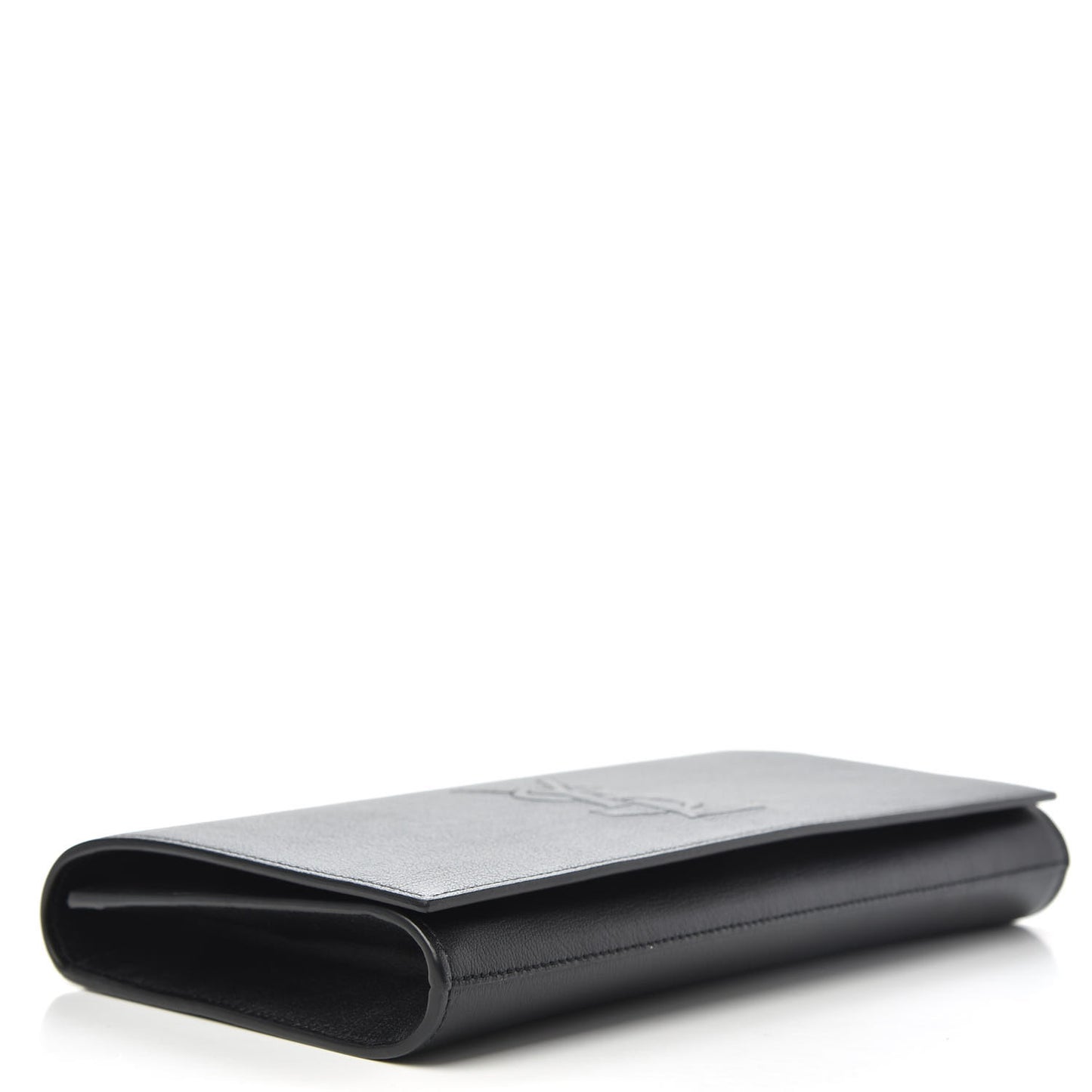 Calfskin Monogram Large Belle De Jour Clutch Black