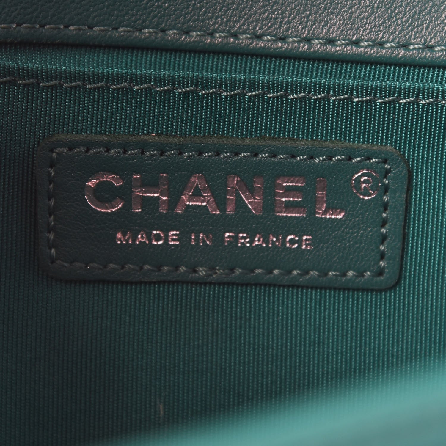 Chanel Lambskin Quilted Medium Boy Flap Green 5 of 9