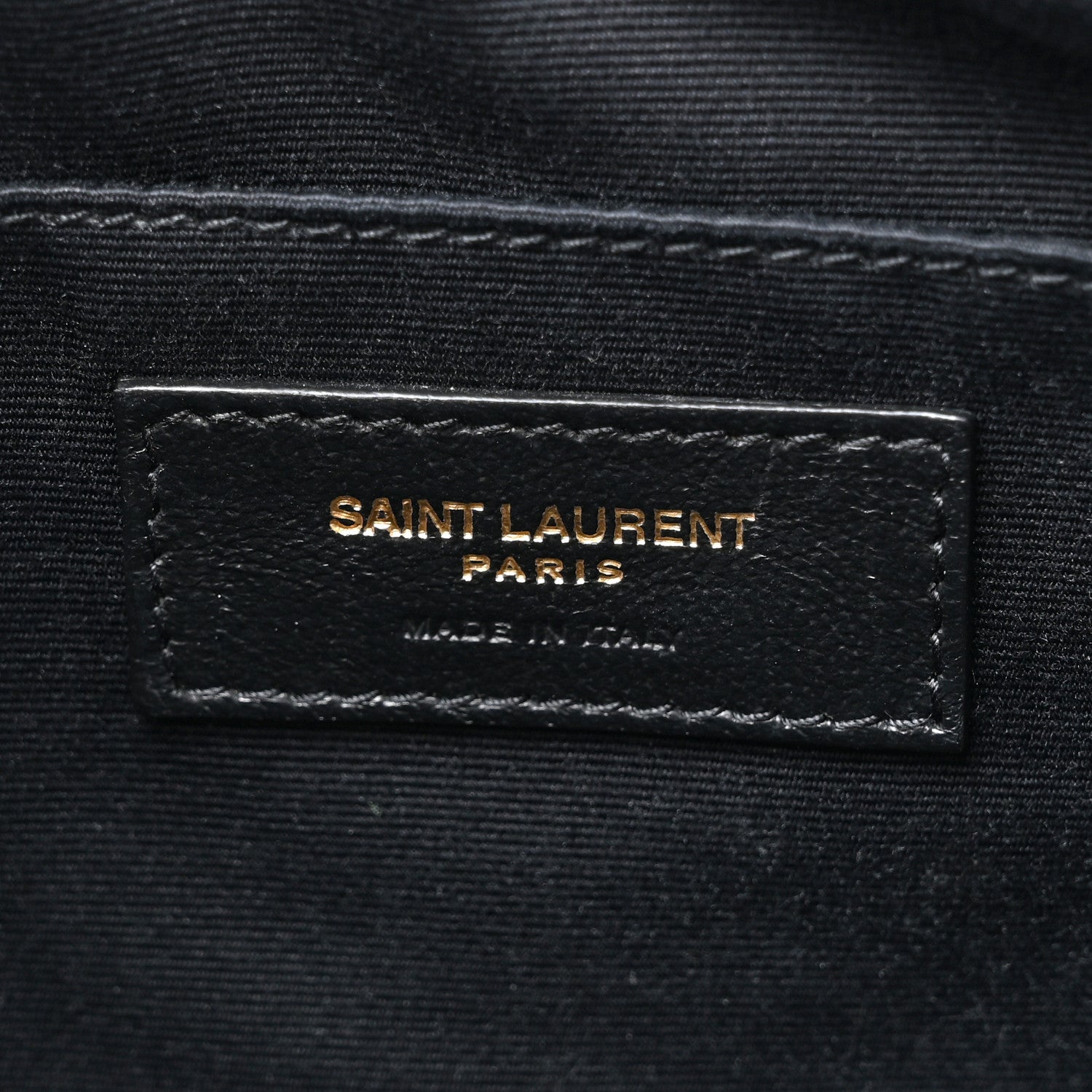 Saint Laurent Calfskin Matelasse Monogram Lou Camera Bag Black 6 of 11