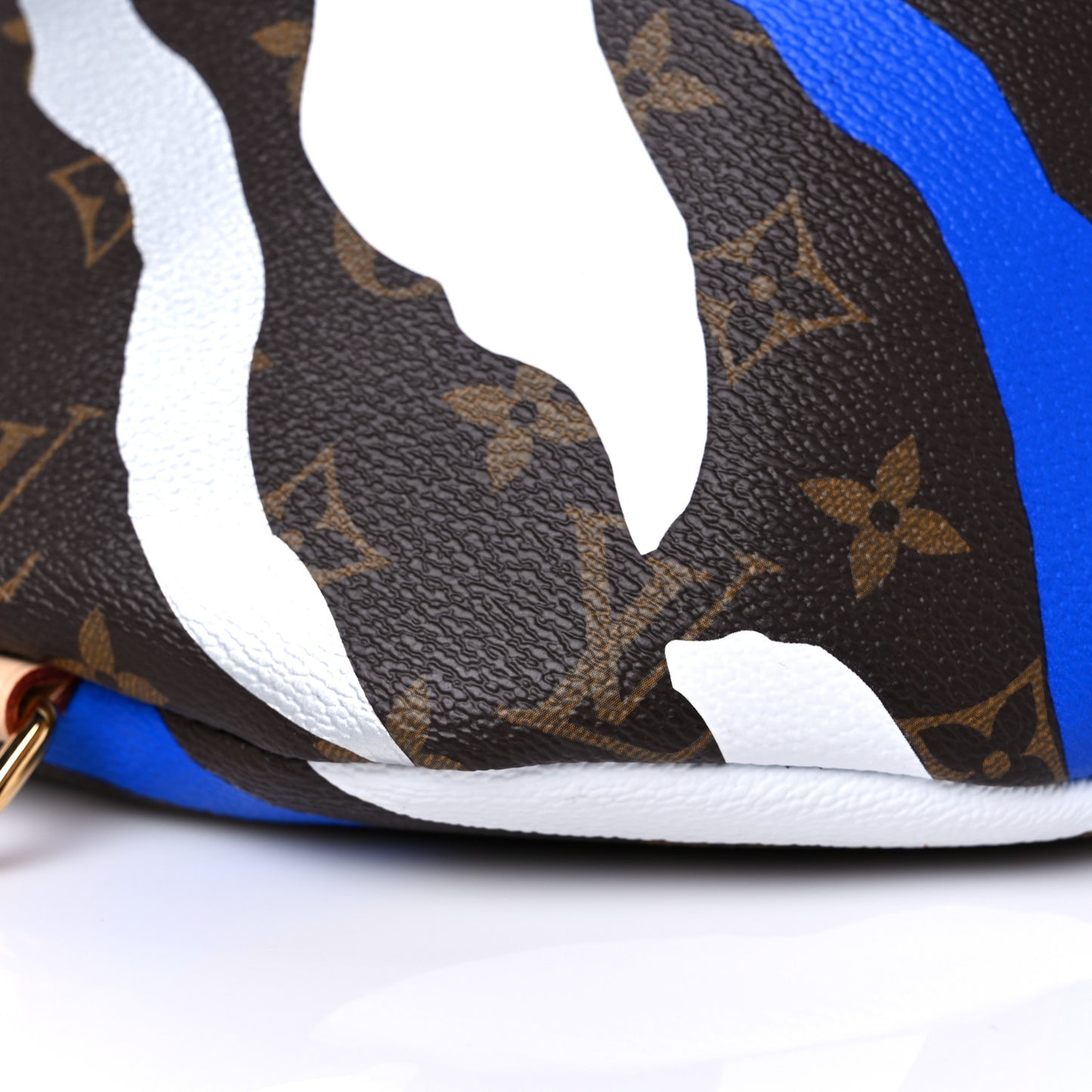 X LOL Monogram Bumbag Blue Silver