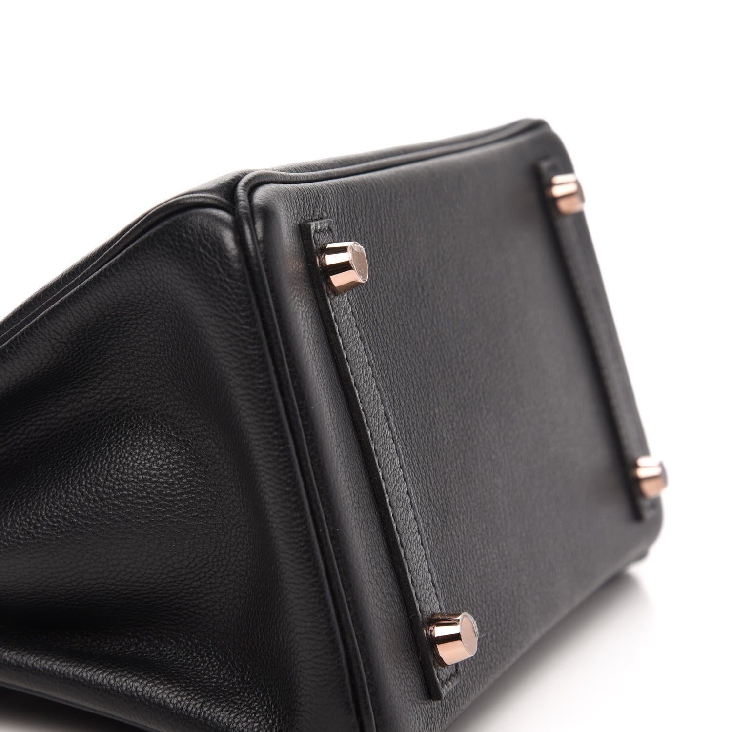 Hermes Taurillon Novillo Shiny Niloticus Crocodile Birkin Touch 25 Black 7 of 35
