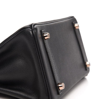 Hermes Taurillon Novillo Shiny Niloticus Crocodile Birkin Touch 25 Black 7 of 35