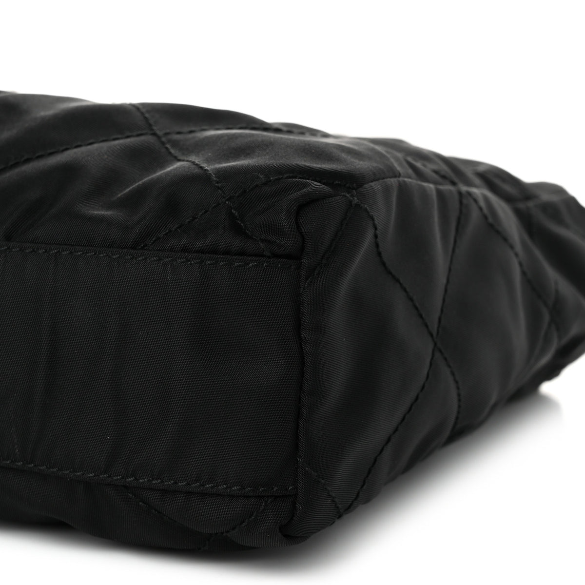 Prada Nylon Tessuto Impuntu Quilted Tote Black 10 of 10