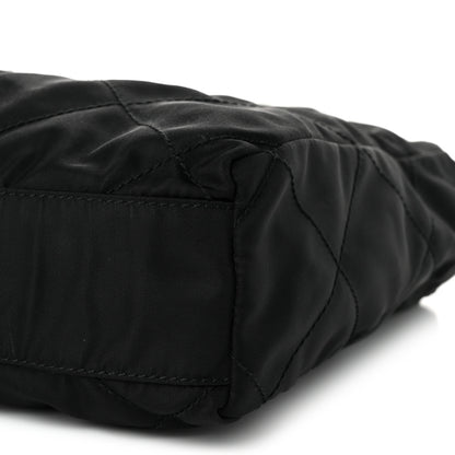 Prada Nylon Tessuto Impuntu Quilted Tote Black 10 of 10