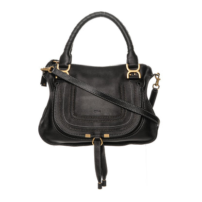 Chloe Calfskin Medium Marcie Satchel Black 1 of 7