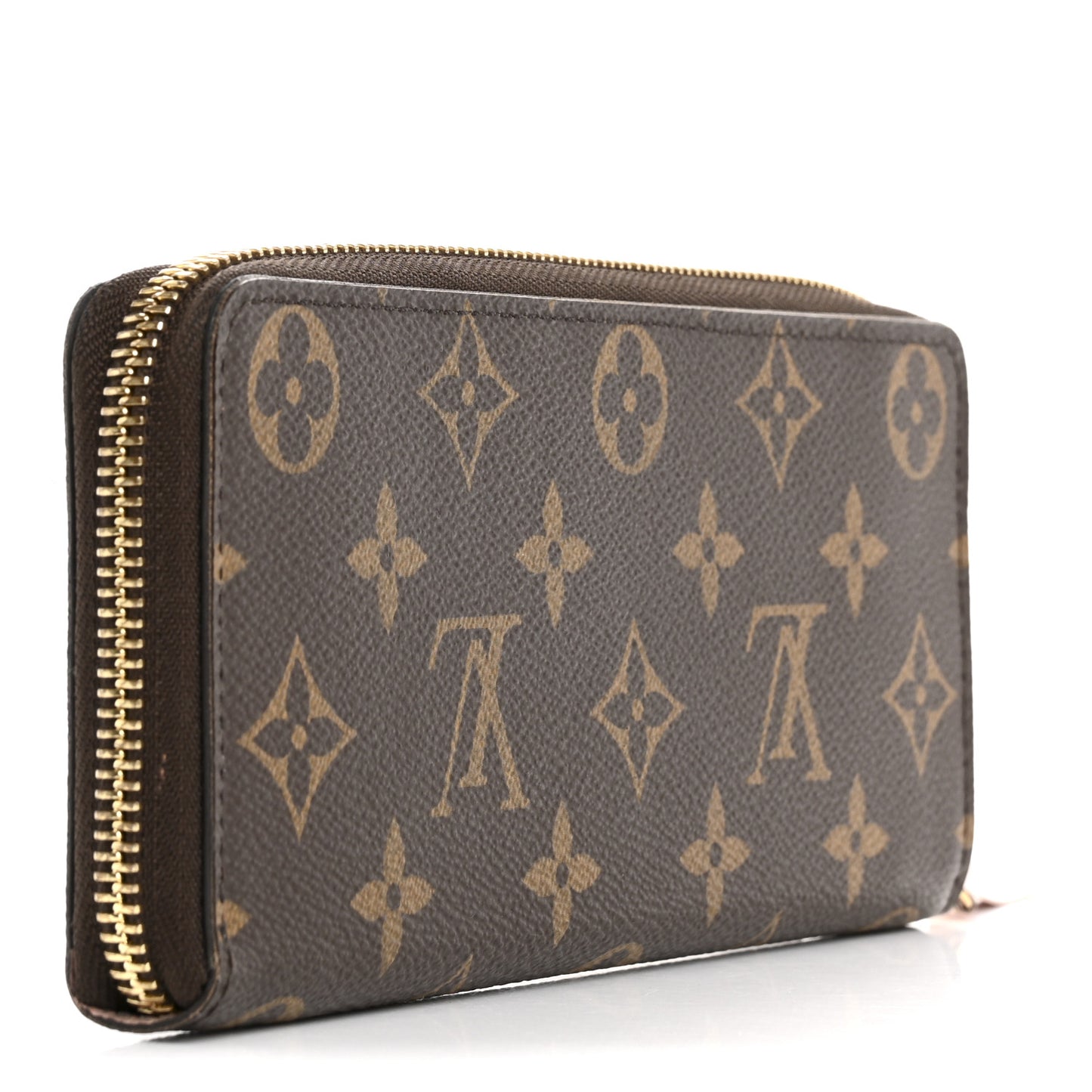 Monogram Clemence Wallet Rose Ballerine