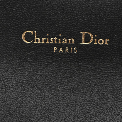 Christian Dior Grained Calfskin Saddle Card Holder Black 6 of 9