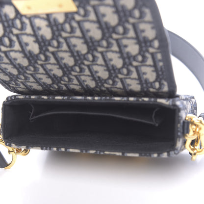 Christian Dior Oblique 30 Montaigne Box Bag Blue 5 of 10