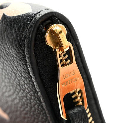 Louis Vuitton Empreinte Monogram Giant Zippy Coin Purse Black Beige 11 of 15