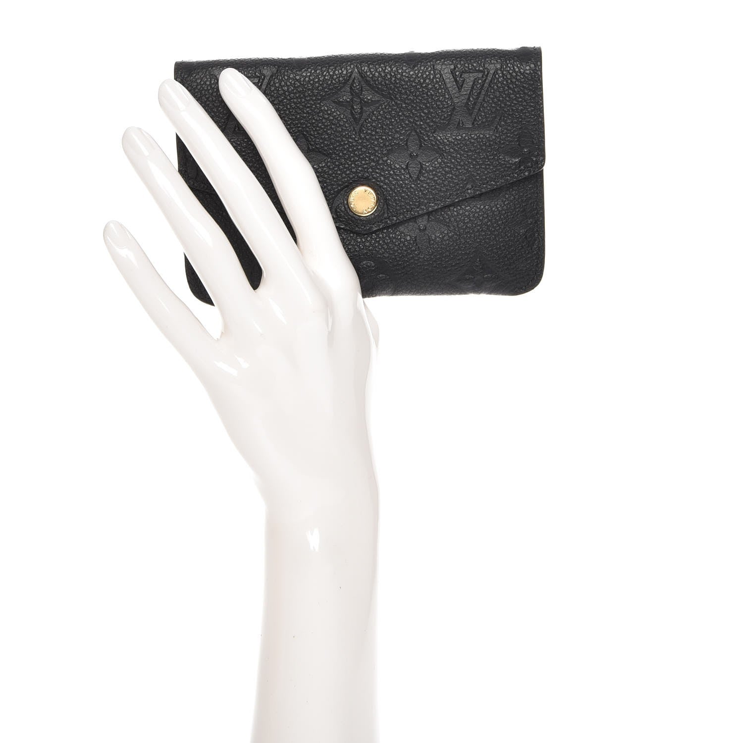 Louis Vuitton Empreinte Key Pouch Black 2 of 8