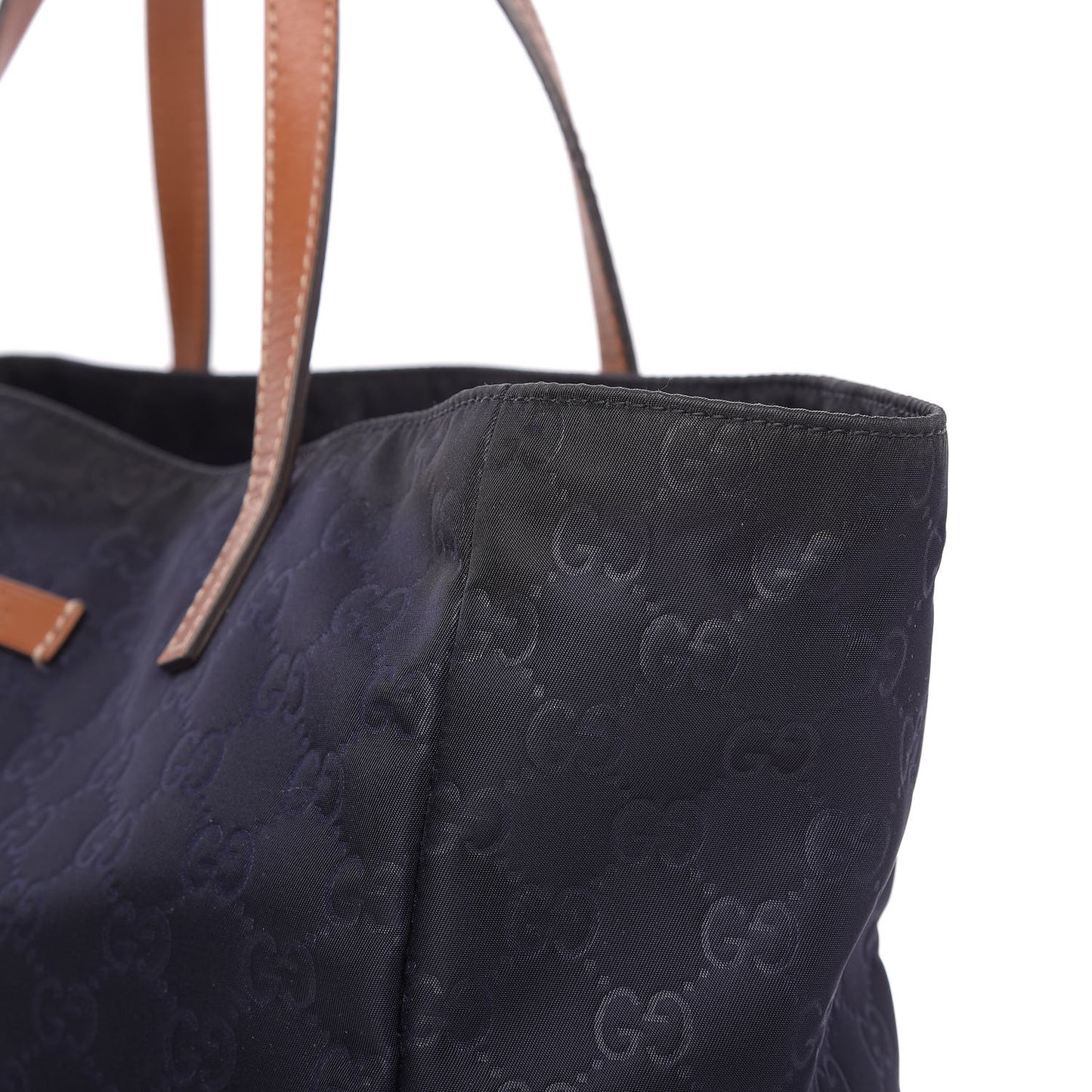 Nylon Guccissima Medium Tote Navy