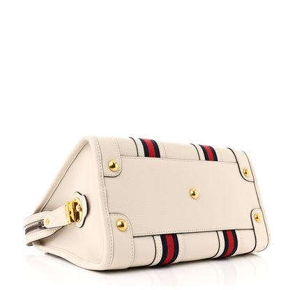 Gucci Koi Calfskin Medium Bauletto Duffle Top Handle Bag White 4 of 10