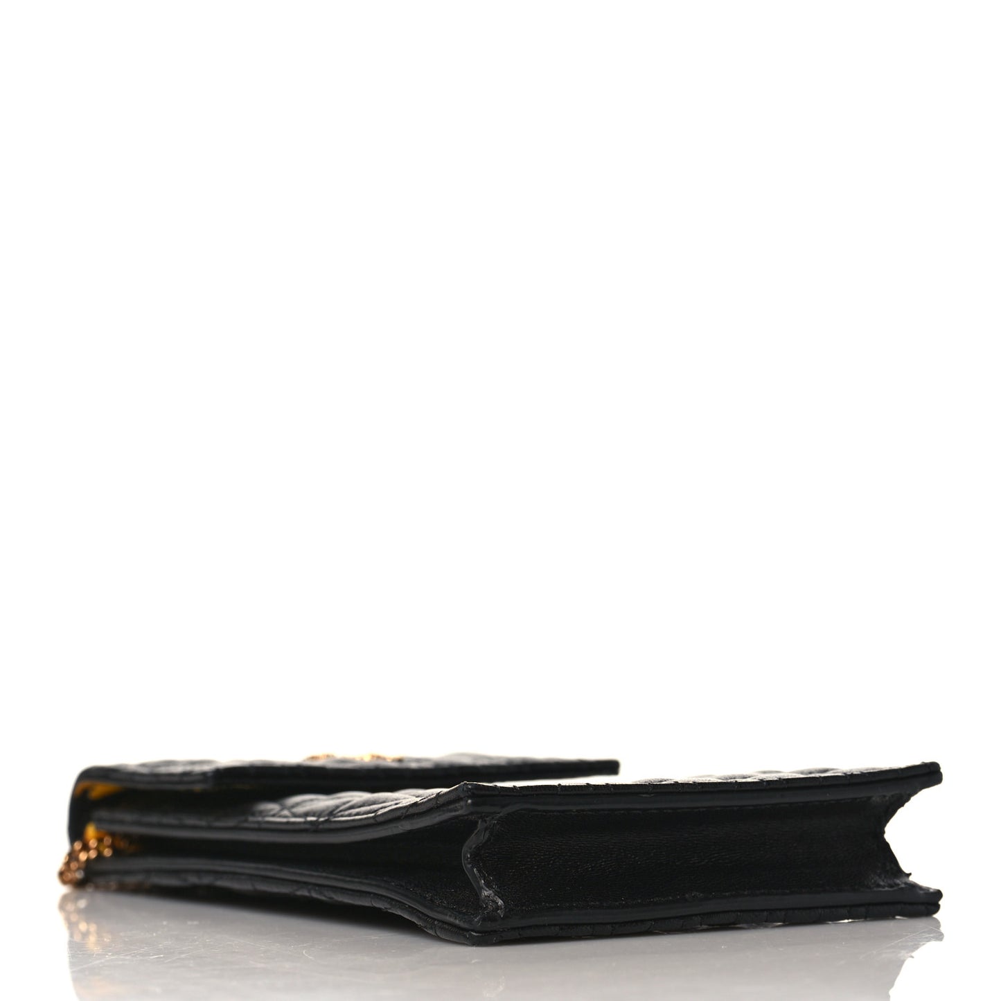 Nappa Quilted Virtus Phone Phone Crossbody Black