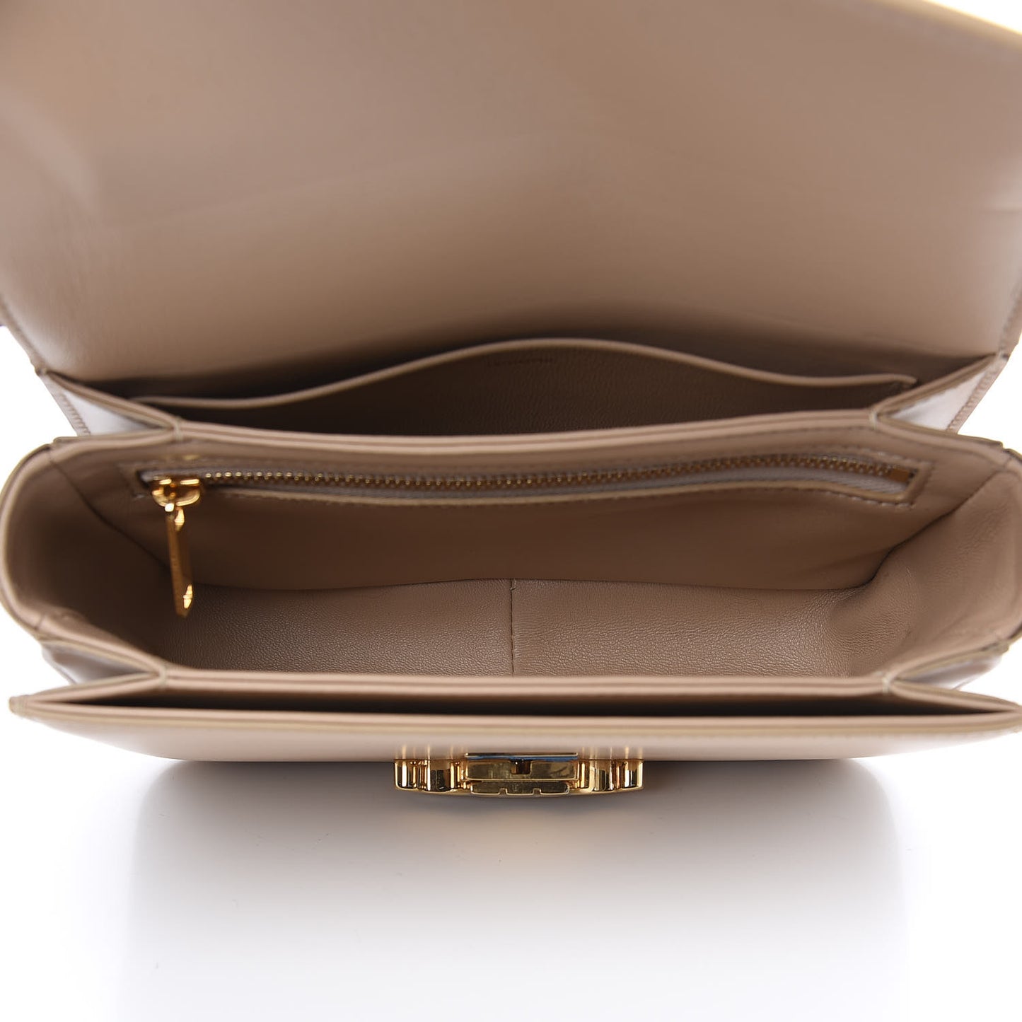 Shiny Calfskin Large Triomphe Nude