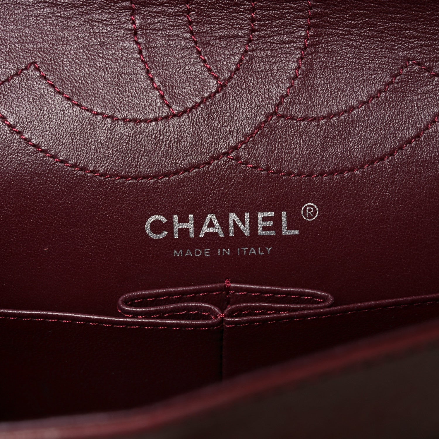 Chanel Patent Quilted 2.55 Reissue 226 Flap Burgundy 6 of 11