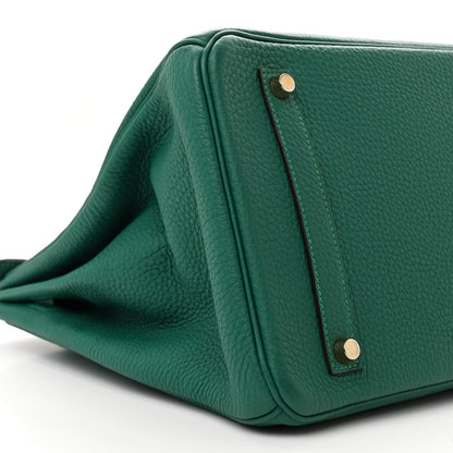 Hermes Togo Birkin 35 Malachite 9 of 10