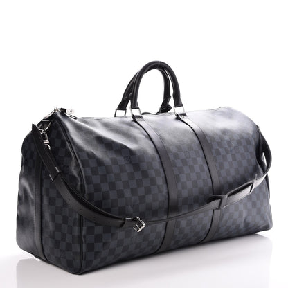 Louis Vuitton Damier Cobalt Keepall Bandouliere 55 3 of 7