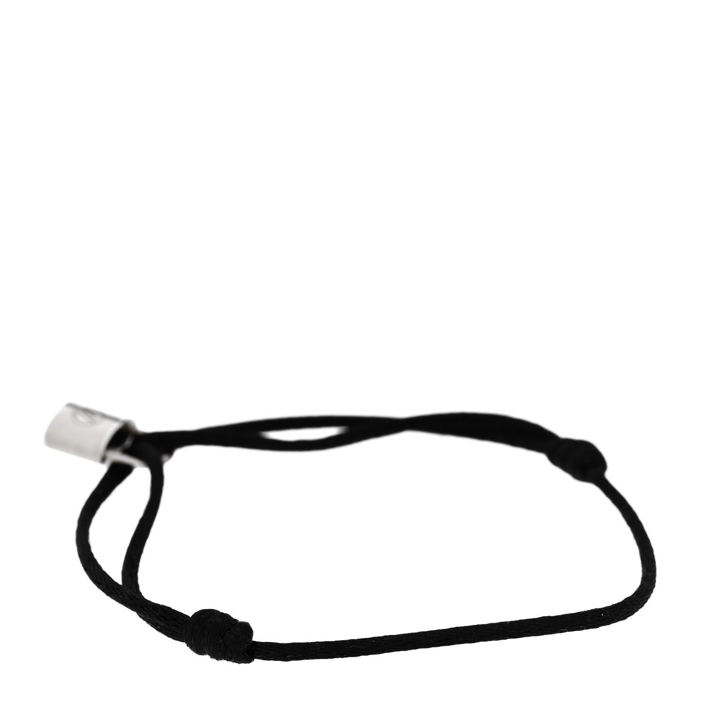 X UNICEF Sterling Silver Lockit Bracelet Black