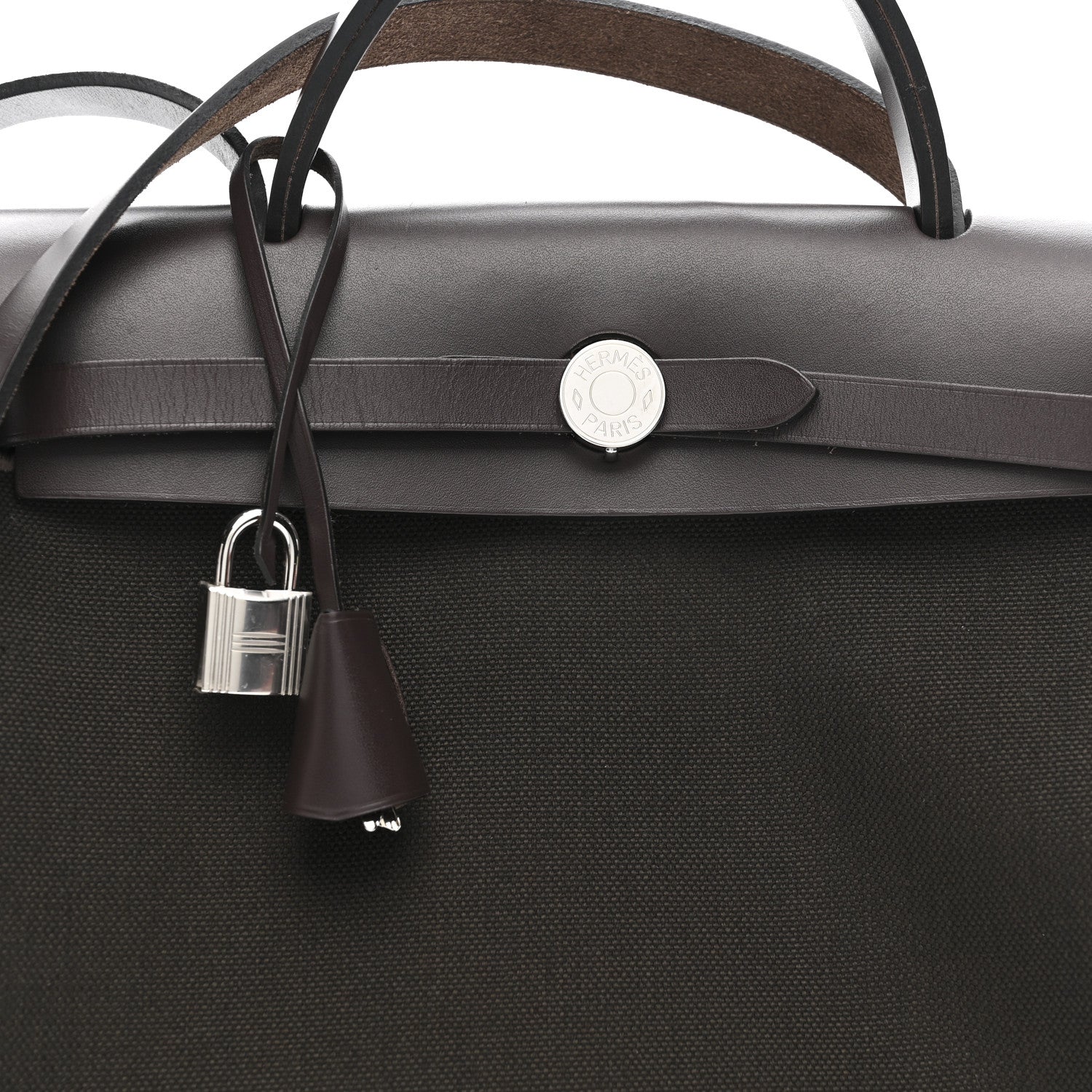 Hermes Vache Hunter Herbag Zip Retourne 31 PM Dark Bronze Ebene 9 of 15