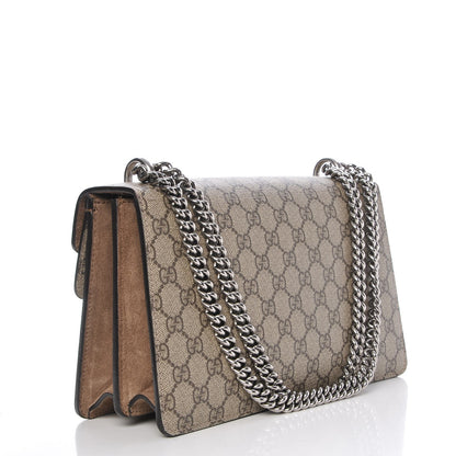Gucci GG Supreme Monogram Small Dionysus Shoulder Bag Taupe 3 of 10
