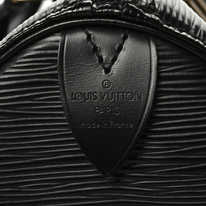 Louis Vuitton Epi Speedy 30 Black 7 of 9