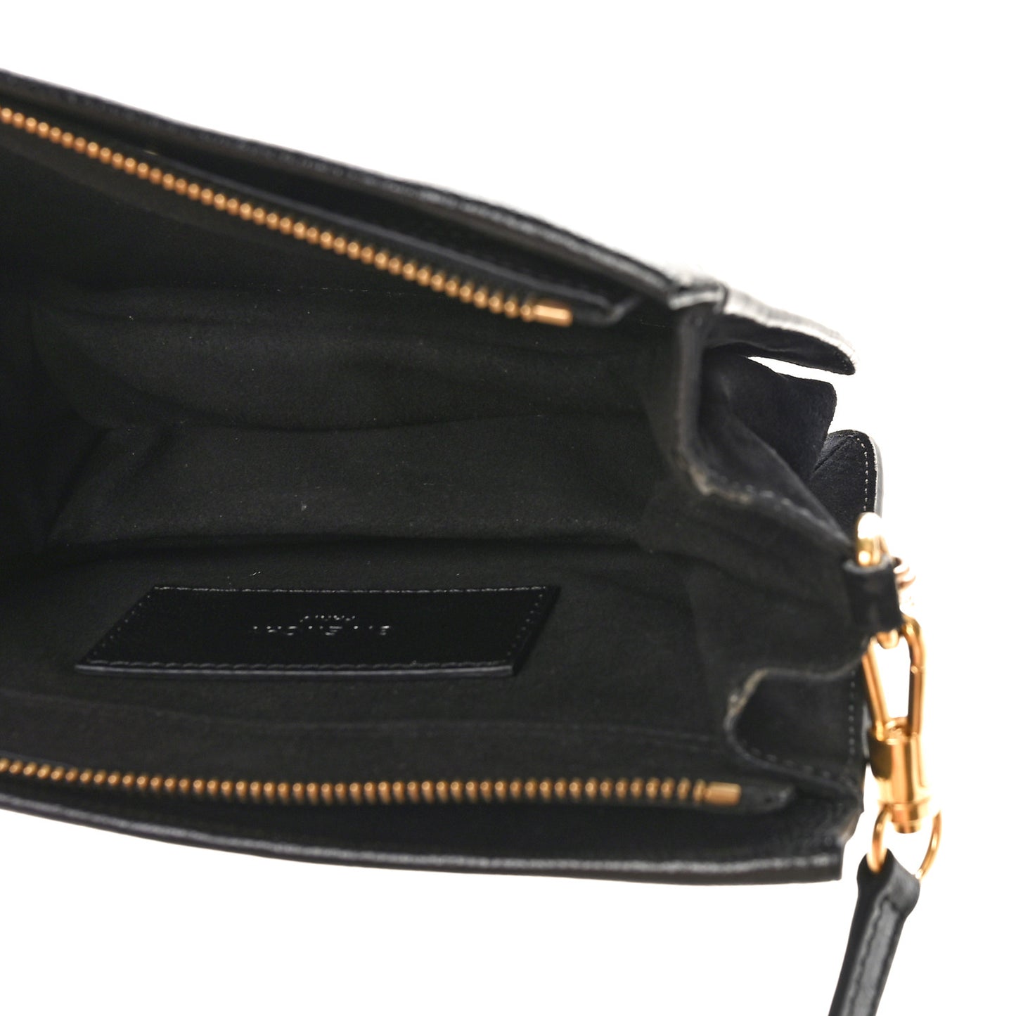 Goatskin Suede Cross 3 Crossbody Bag Black
