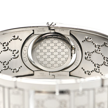 Gucci Stainless Steel Diamond Bezel 23mm Twirl Quartz Watch Brown 4 of 5