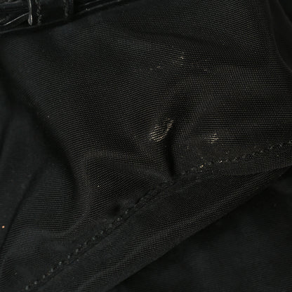 Prada Nylon Vela Medium Backpack Black 10 of 11