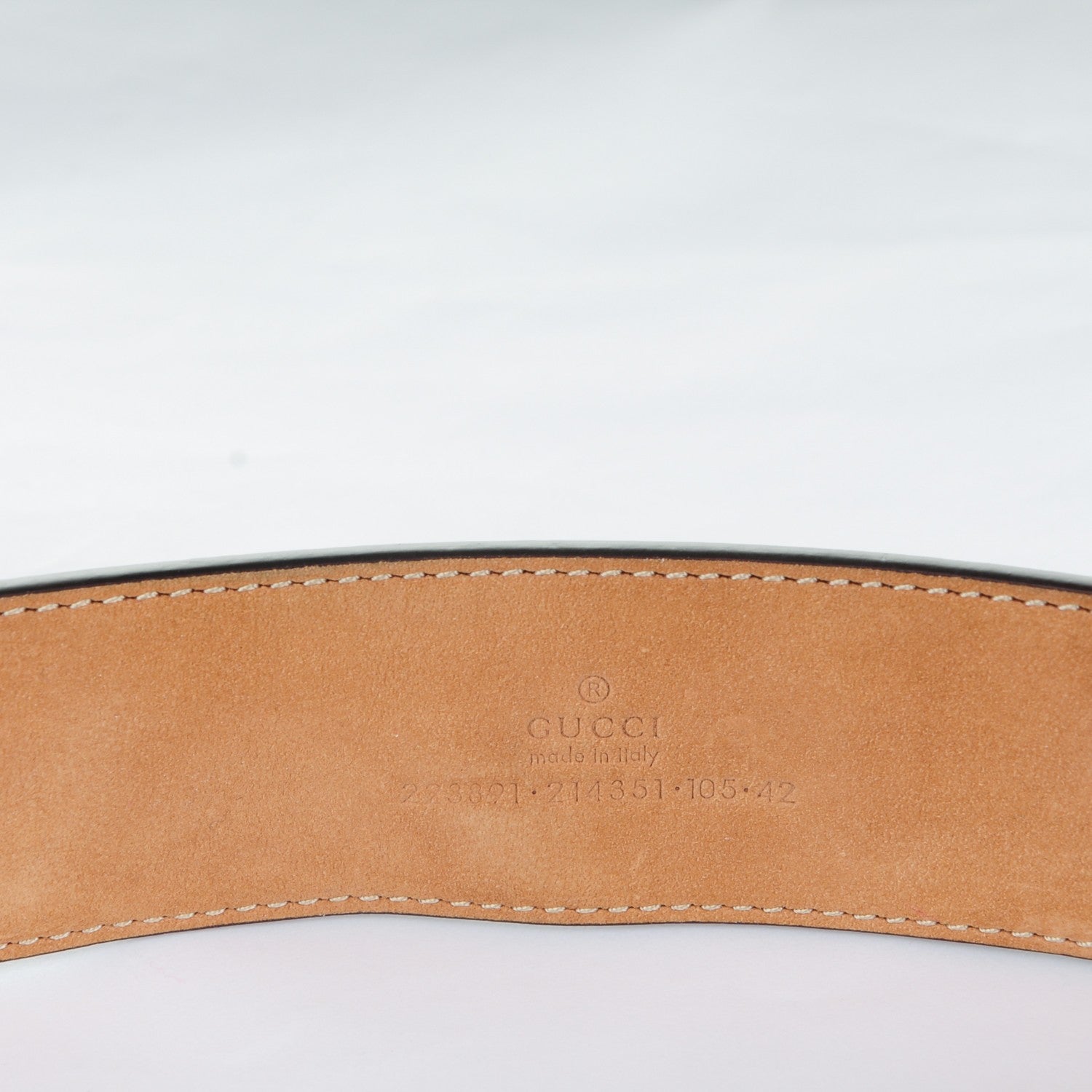 Gucci Imprime Monogram Interlocking G Belt 105 42 Rose Blush 3 of 6