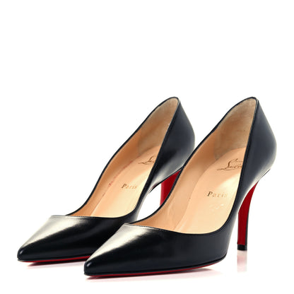 Christian Louboutin Shiny Nappa Apostrophy 85 Pumps 38.5 Black 2 of 11