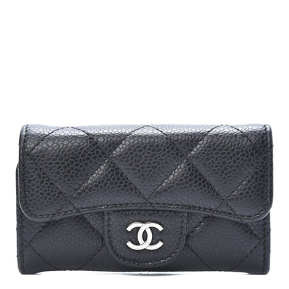 Chanel Caviar Quilted 6 Key Holder Black 1 of 10