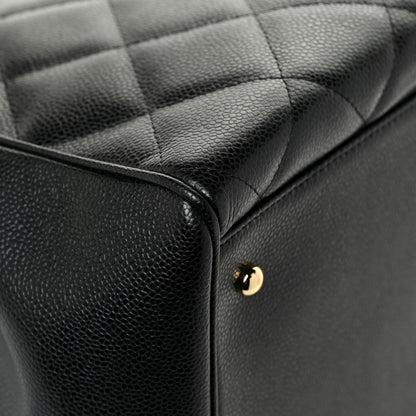 Chanel Caviar Quilted Timeless XL Weekender Bag Black 12 of 15