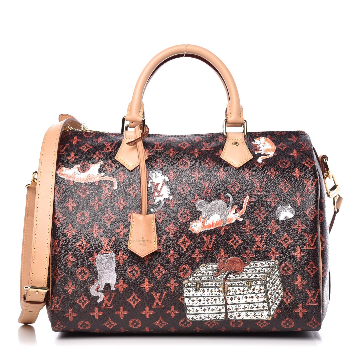 Catogram Speedy Bandouliere 30 Marron