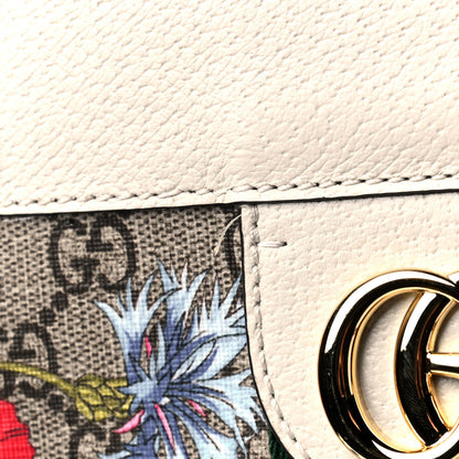 Gucci GG Supreme Monogram Flora Web Ophidia Vertical Shopping Tote White 12 of 12
