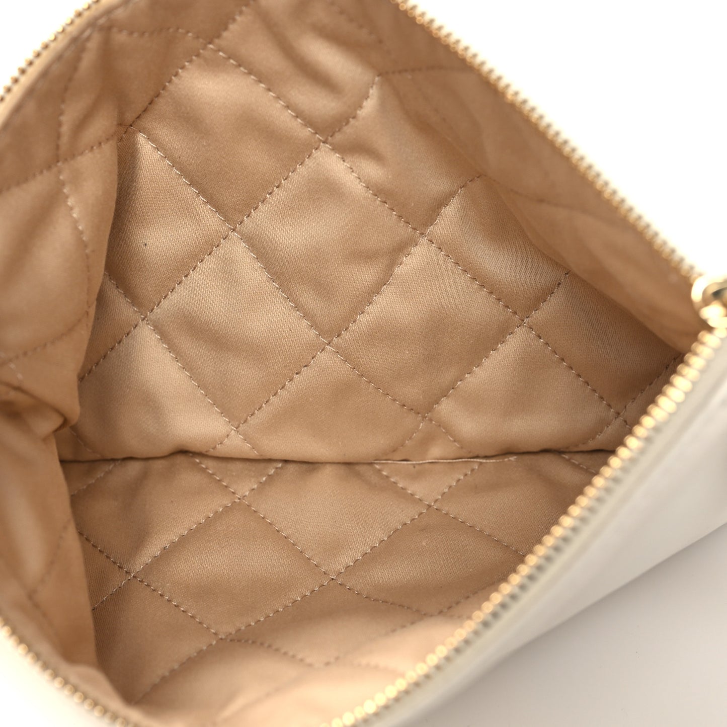 Shiny Calfskin Quilted Small Chanel 22 White