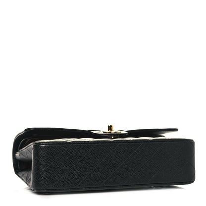 Chanel Caviar Quilted Medium Double Flap Black 4 of 14
