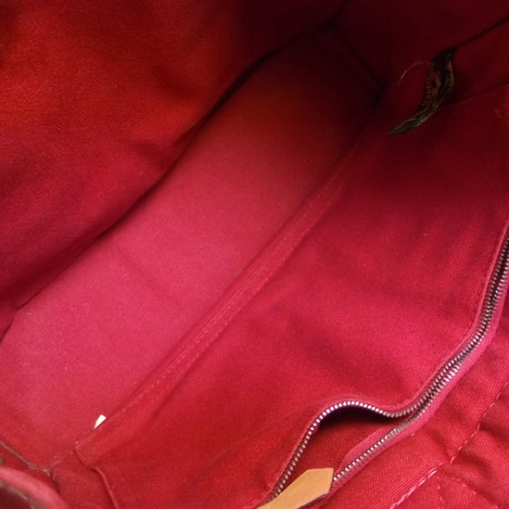 Hermes Canvas Harnais Tote Red 7 of 12