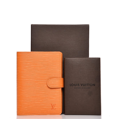 Louis Vuitton Epi Small Ring Agenda Cover Mandarin 9 of 9
