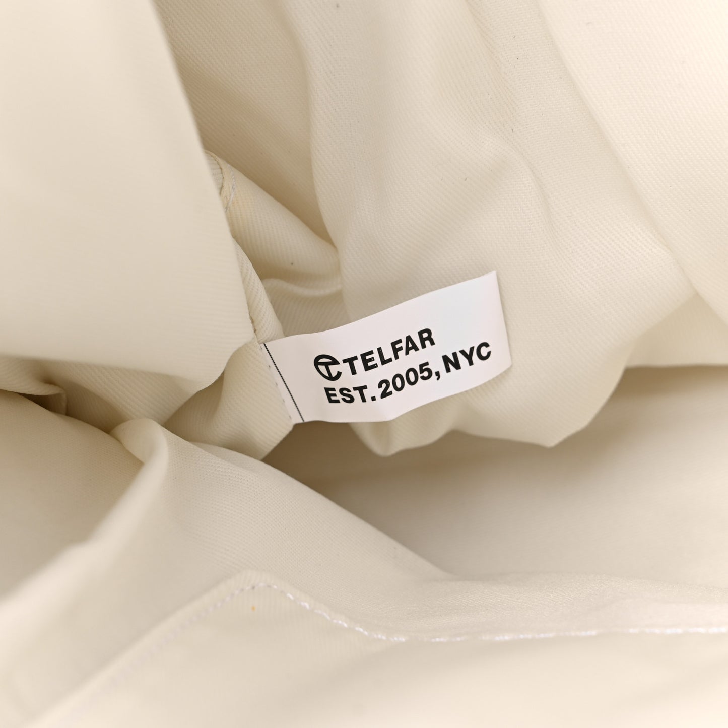 Vegan Leather Large Shopping Bag White