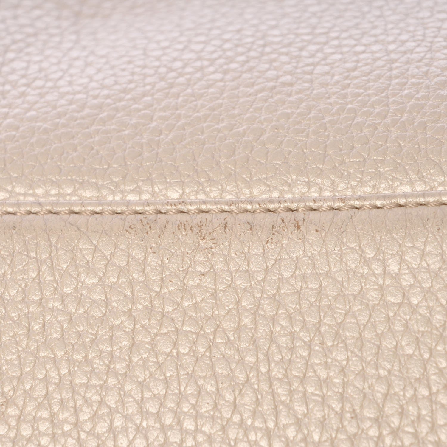 MCM Grained Calfskin Studded Tote White 12 of 19