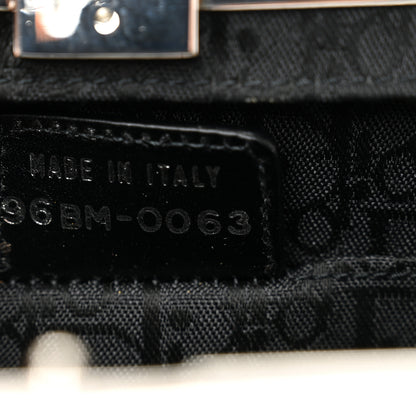 Christian Dior Glazed Calfskin Bondage Clutch Black 7 of 10