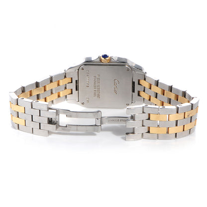 Cartier Stainless Steel 18K Yellow Gold 27mm Santos Demoiselle Quartz Watch 4 of 6