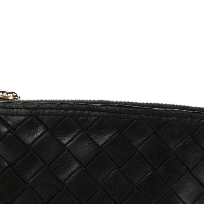 Bottega Veneta Nappa Intrecciato Zip Around Coin Purse Black 8 of 8