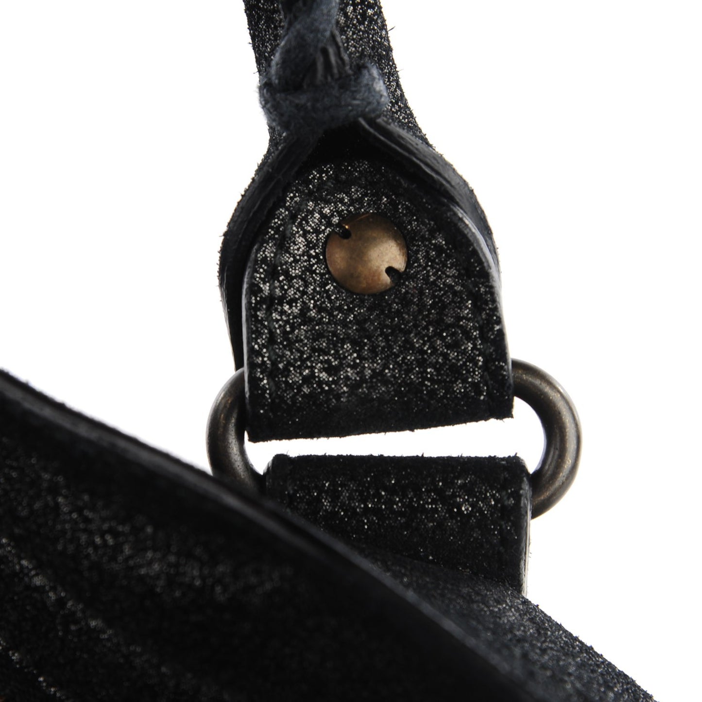 Craquele Calfskin City Black