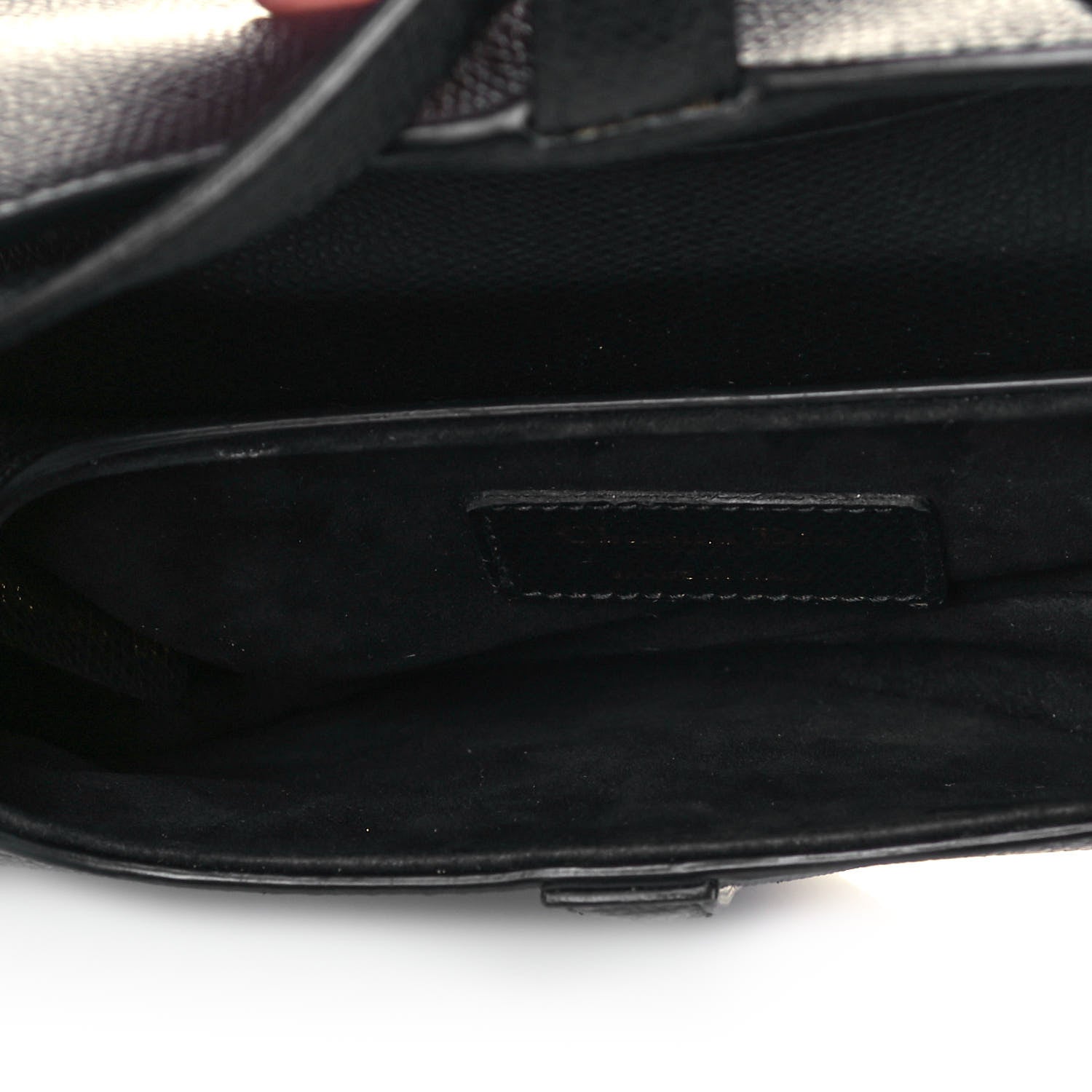 Christian Dior Grained Calfskin Mini Saddle Bag Black 4 of 10