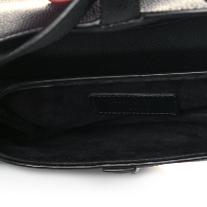 Christian Dior Grained Calfskin Mini Saddle Bag Black 4 of 10