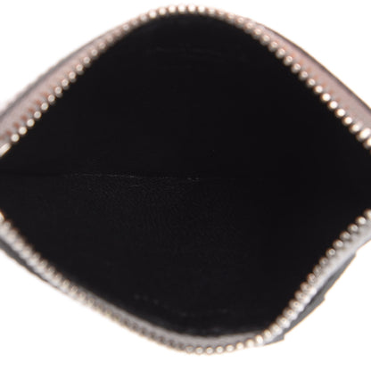 Saint Laurent Grained Calfskin 5 Fragments Zip Pouch Card Holder Silver 5 of 8