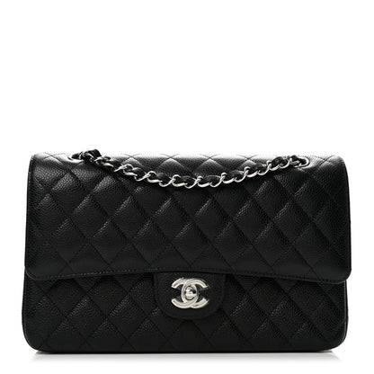 Chanel Caviar Quilted Medium Double Flap Black 1 of 11