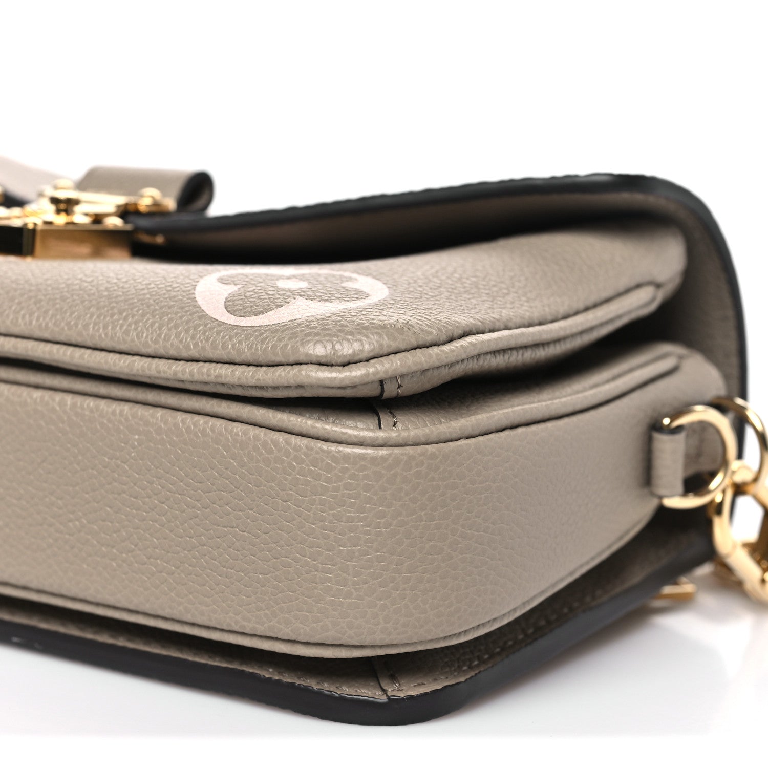 Louis Vuitton Empreinte Monogram Giant Pochette Metis East West Tourterelle Creme 9 of 10