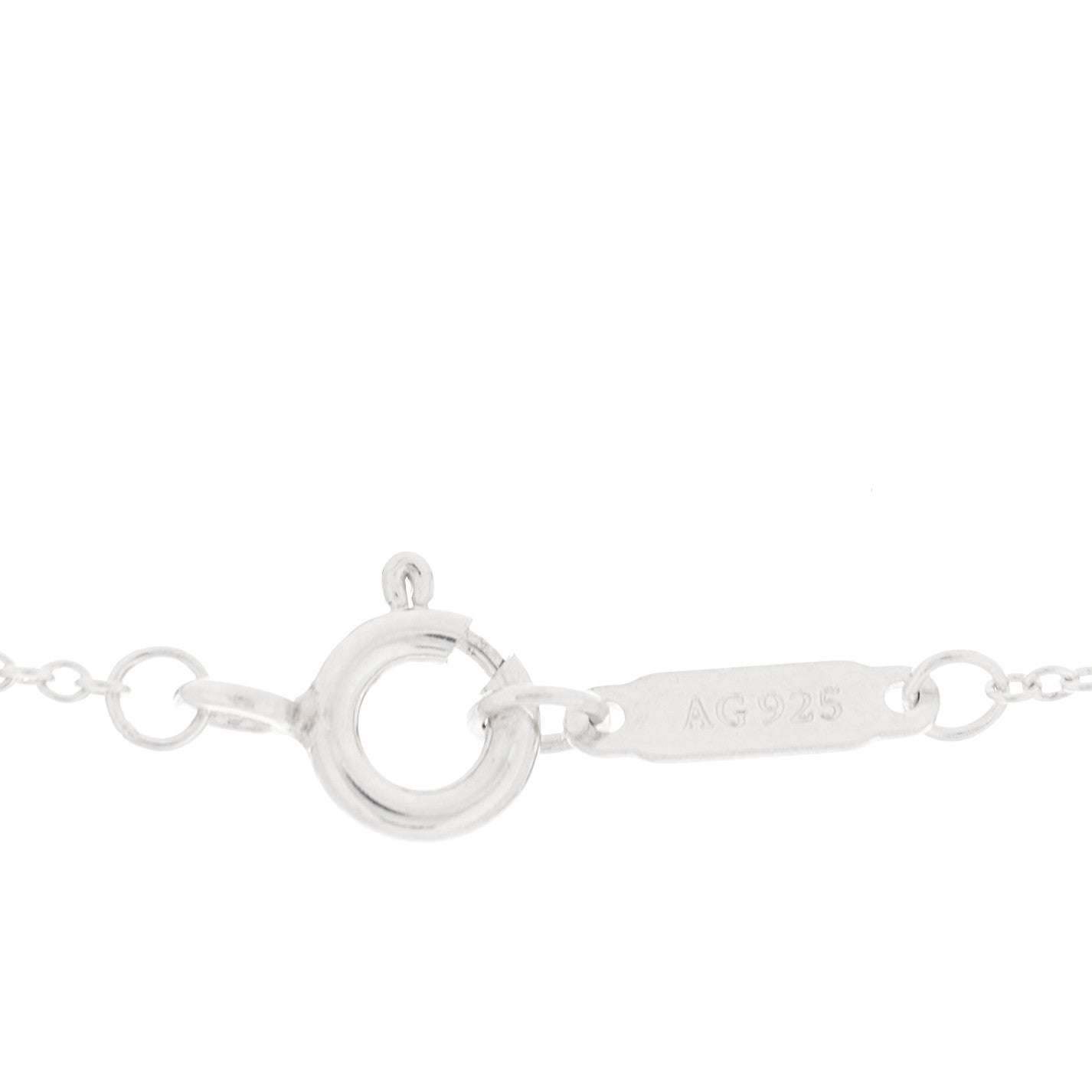 Tiffany Sterling Silver Letter T Disc Pendant Necklace 4 of 5